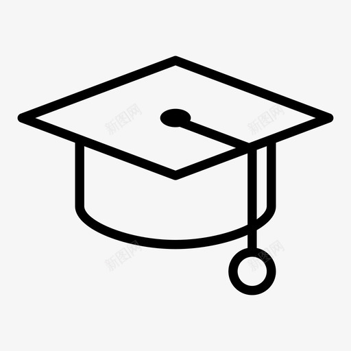 毕业帽证书外套图标svg_新图网 https://ixintu.com 会议 外套 学位 学院 文凭 毕业帽 毕业生 证书 黑色外套