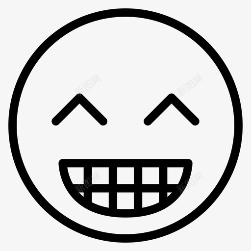 咧嘴笑技术微笑图标svg_新图网 https://ixintu.com 乐队 估计 化身 咧嘴笑 增强 平滑情绪 微笑 情绪 技术 脸 视觉