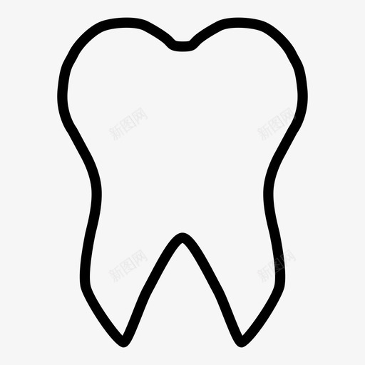 牙齿清洁牙医图标svg_新图网 https://ixintu.com 坚固 洞 清洁 牙医 牙齿 磨牙 糊状