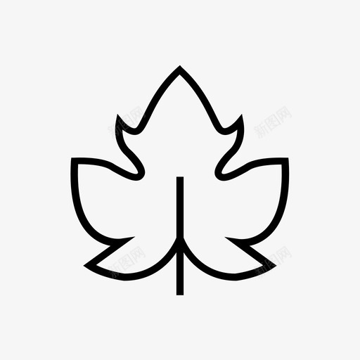 叶树茎图标svg_新图网 https://ixintu.com 保持 叶 木材 树 树叶 森林 植物 自然 花 茎