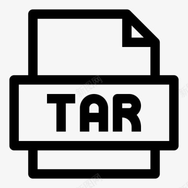 tar文件货币unix文件归档图标图标