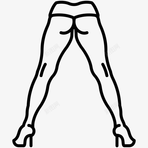 卡巴莱女人性感图标svg_新图网 https://ixintu.com 卡巴莱 女人 屁股 巴黎 性感 疯狂的马 皮夹 腿 舞蹈 表演者 踢 高跟鞋