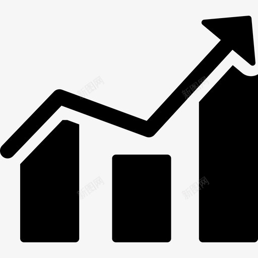 增加股票条形图商业数据分析图标svg_新图网 https://ixintu.com 商业 增加股票条形图 数据分析