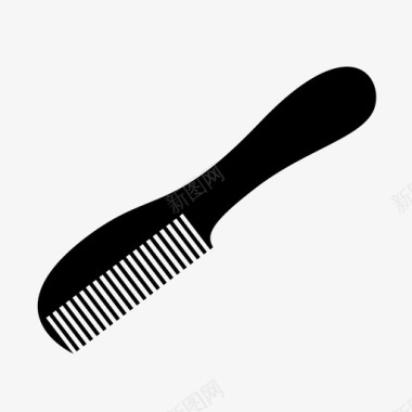 梳子刷子头发图标图标