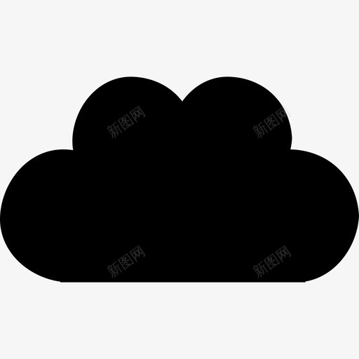 云黑色形状互联网接口符号变体天气数据图标svg_新图网 https://ixintu.com 云黑色形状互联网接口符号变体 天气 数据图标