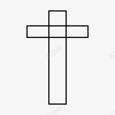 十字架基督徒教会图标图标