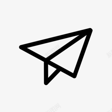 纸飞机发送张贴图标图标