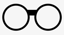 四只眼眼镜镜片头饰图标高清图片