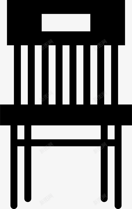 餐椅遮蔽物放大镜图标svg_新图网 https://ixintu.com 储藏 分析 家具 家用 家用实心 放大镜 透镜 遮蔽物 餐椅