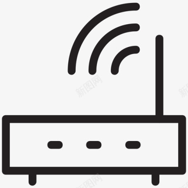 wifi路由器搜索引擎优化和营销图标图标