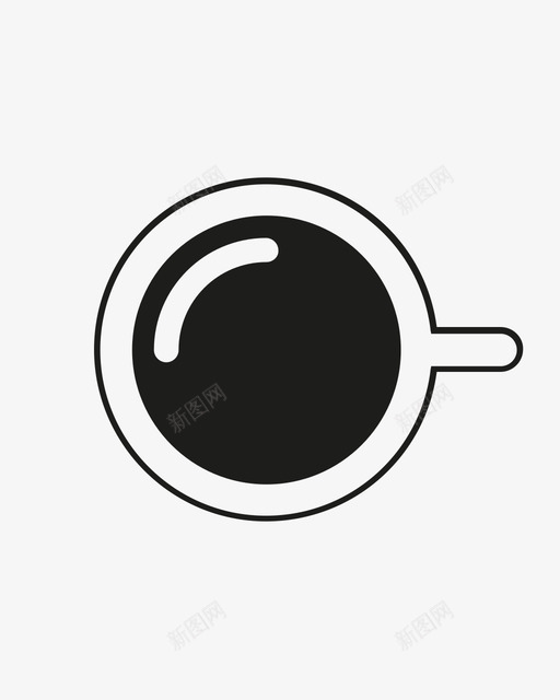 黑咖啡好咖啡白咖啡图标svg_新图网 https://ixintu.com 好咖啡 普通咖啡 白咖啡 黑咖啡