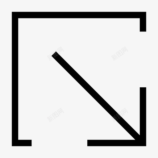 右下遮挡研究图标svg_新图网 https://ixintu.com 右下 增强 导航 技术 指向 数据 方向 研究 箭头 遮挡