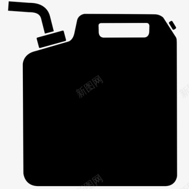 易拉罐液体汽油图标图标