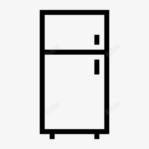 冰箱冷柜食品图标svg_新图网 https://ixintu.com 冰 冰箱 冷柜 家具 机械 水果 蔬菜 角形家具 食品