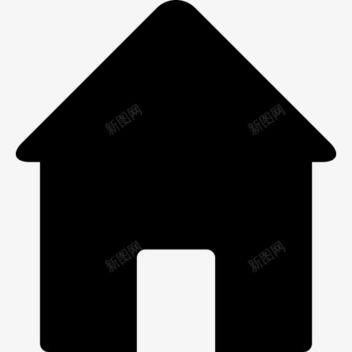 家庭黑色形状形状酷图标svg_新图网 https://ixintu.com 家庭黑色形状 形状 酷图标