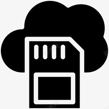云sd卡存储共享图标图标