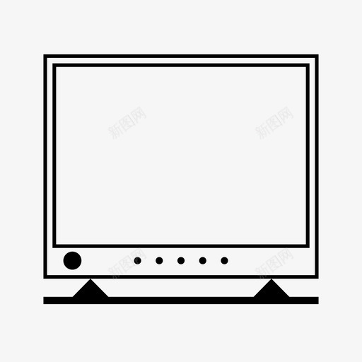 电视音频频道图标svg_新图网 https://ixintu.com 平板 显示器 电影 电视 视频 计算机 遥控器 音频 频道