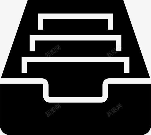 栏选框文书工作组织图标svg_新图网 https://ixintu.com 办公用品 存储 存档 对话实体 收件箱 文书工作 文件夹 文档 栏选框 电子邮件 组织 邮件