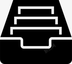 资料架办公文件栏栏选框文书工作组织图标高清图片