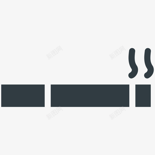 吸烟酒店和餐厅酷标图标svg_新图网 https://ixintu.com 吸烟 酒店和餐厅酷矢量图标