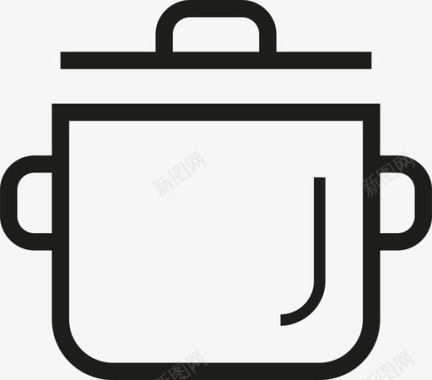 砂锅厨房用具图标图标