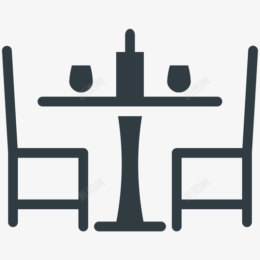 餐桌庆典和派对酷标图标svg_新图网 https://ixintu.com 庆典和派对酷矢量图标 餐桌