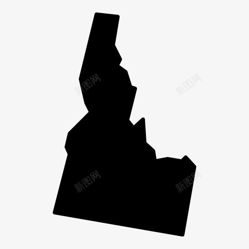 爱达荷州州对象图标svg_新图网 https://ixintu.com 传奇 位置 地图 对象 州 时间表 星历 爱达荷州 美国 美国州地图实体