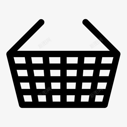 购物篮放置支付图标svg_新图网 https://ixintu.com 内部 商店 市场 手提篮 支付 放置 杂货 购物篮 购物车