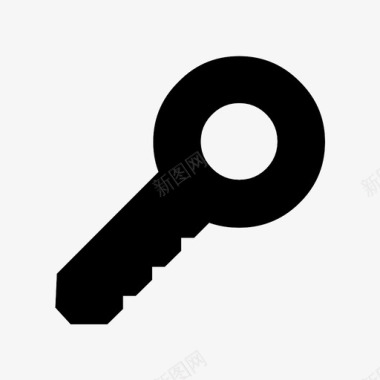 钥匙门禁门图标图标