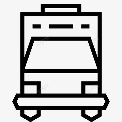 卡车车辆运输工具图标svg_新图网 https://ixintu.com 保险杠 卡车 头灯 移动 角形运输 货物 货车 车辆 轮胎 运输工具