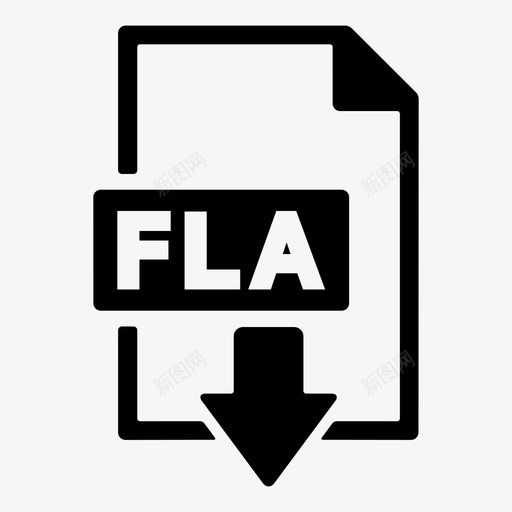 fla文件文件图标svg_新图网 https://ixintu.com flash fla文件 下载 媒体 扩展名 文件 文件格式3 格式 视频