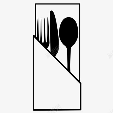 采购产品餐具勺子地方设置图标图标