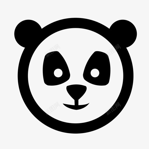 熊猫亚洲竹子图标svg_新图网 https://ixintu.com 中国 中国新年 亚洲 动物园 树木 熊 熊猫 竹子