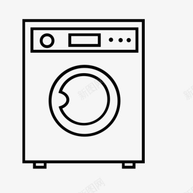 洗碗机家居装饰图标图标
