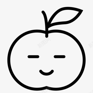 快乐苹果化身图标图标