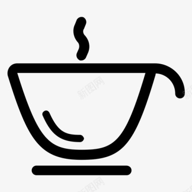 咖啡美味热图标图标