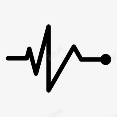 脉搏心率监护仪图标图标