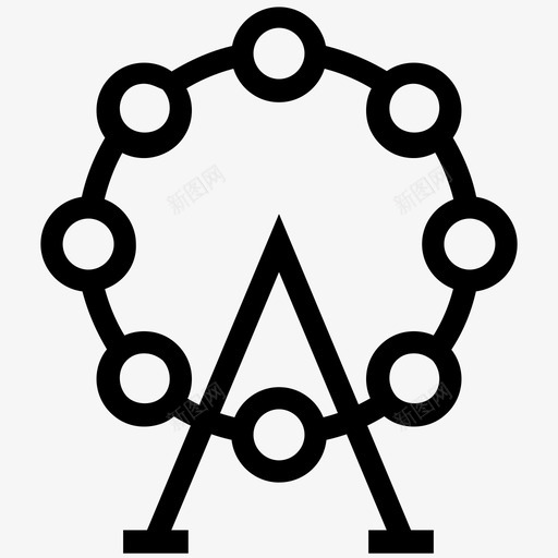 嘉年华公园线图标svg_新图网 https://ixintu.com 公园线图标 嘉年华