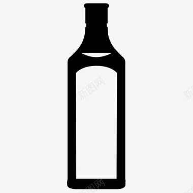杜松子酒酒孟买酒图标图标