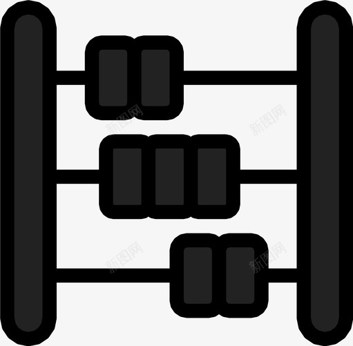 算盘数学助手数学仪器图标svg_新图网 https://ixintu.com 中国发明 儿童玩具 古代计算器 婴儿 数学仪器 数学助手 旧计算器 玩具 算盘