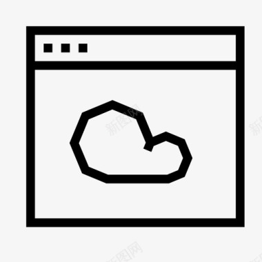 云页面视觉技术图标图标