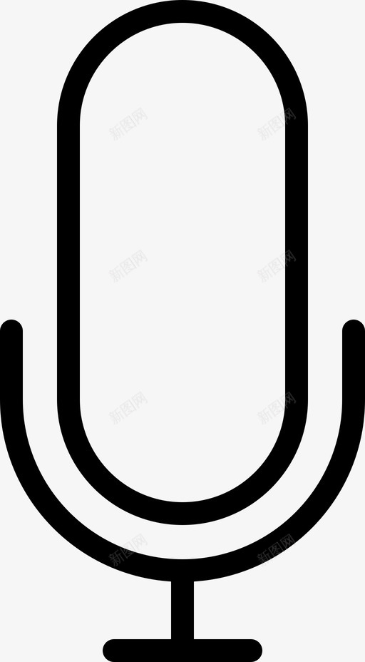 麦克风语音通话图标svg_新图网 https://ixintu.com 噪音 声音 录音 按钮 标志 符号 粉碎图标基本轮廓 语音 通话 音量 麦克风