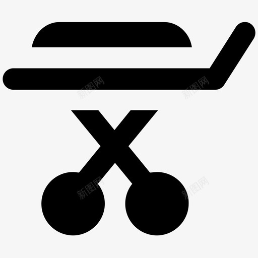担架医学大胆的固体图标svg_新图网 https://ixintu.com 医学大胆的固体图标 担架