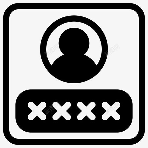 登录窗体用户安全性图标svg_新图网 https://ixintu.com id 保护 安全性 密码 数据 用户 用户名 登录实心图标 登录窗体 输入