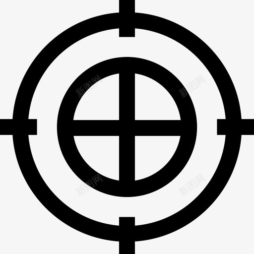 十字线目标线图标svg_新图网 https://ixintu.com 交叉 十字线 命中 商业 商业8粗体 焦平面 目标 纤维 线 蜘蛛网