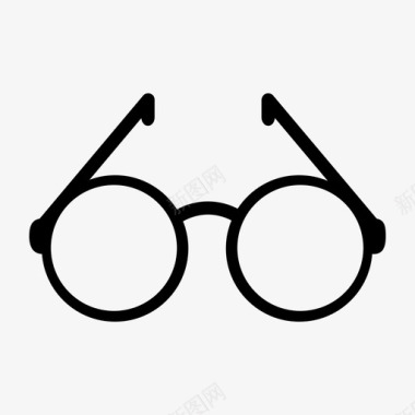眼镜标题玻璃标题精细图标图标