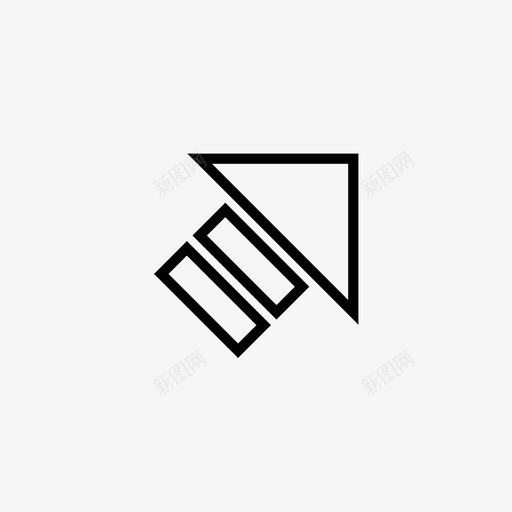 右上股价进展图标svg_新图网 https://ixintu.com 上涨 上移 位置 右上 增加 方向 方向箭头 股价 路径 进展