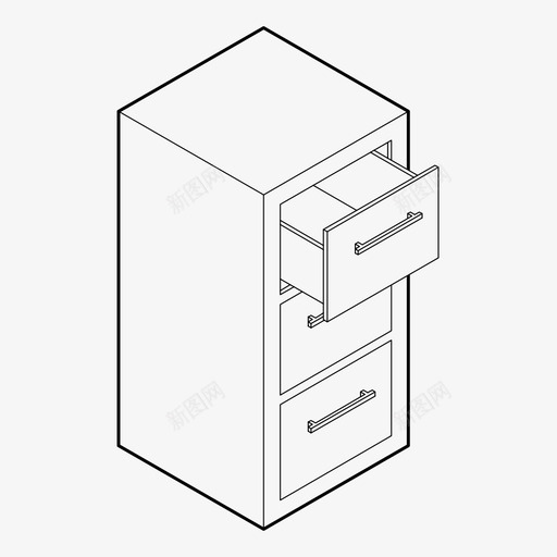 抽屉档案盒子图标svg_新图网 https://ixintu.com 东西 家具 打开 抽屉 柜子 档案 盒子 订购
