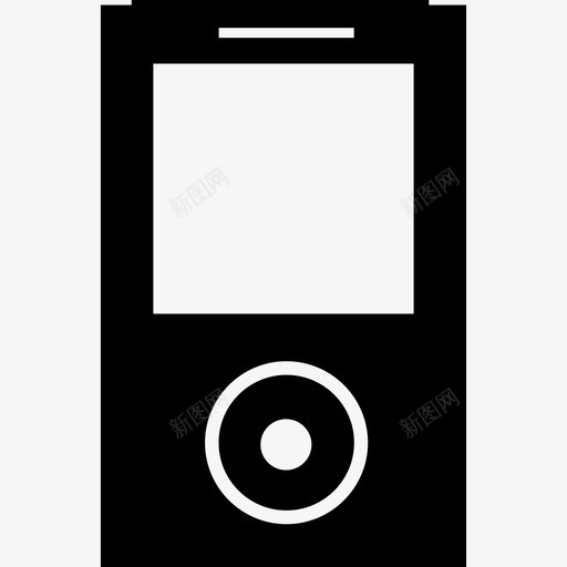 Mp3播放器音乐现代屏幕图标svg_新图网 https://ixintu.com Mp3播放器 现代屏幕 音乐