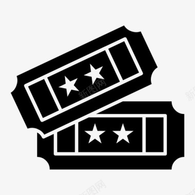 门票演出博物馆图标图标